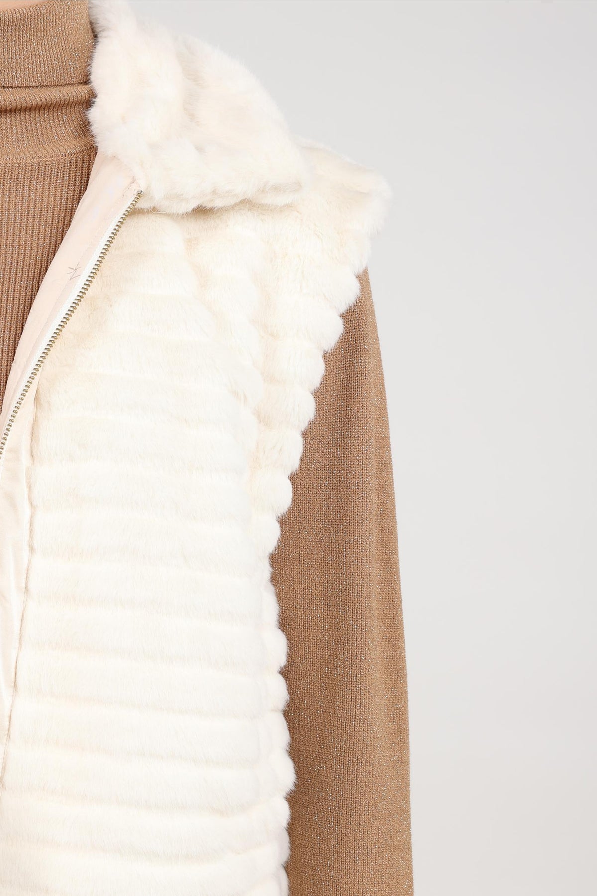 Harriet Gilet Zipper | Off White