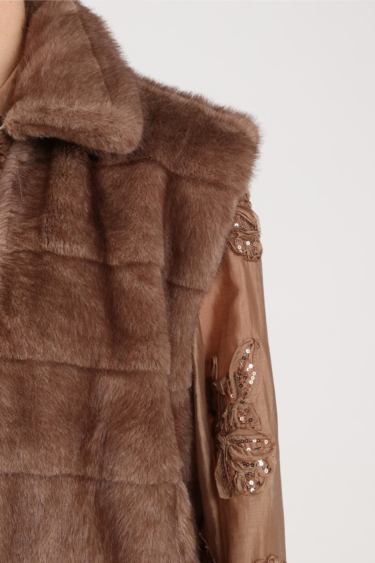 Hani Gilet | Taupe