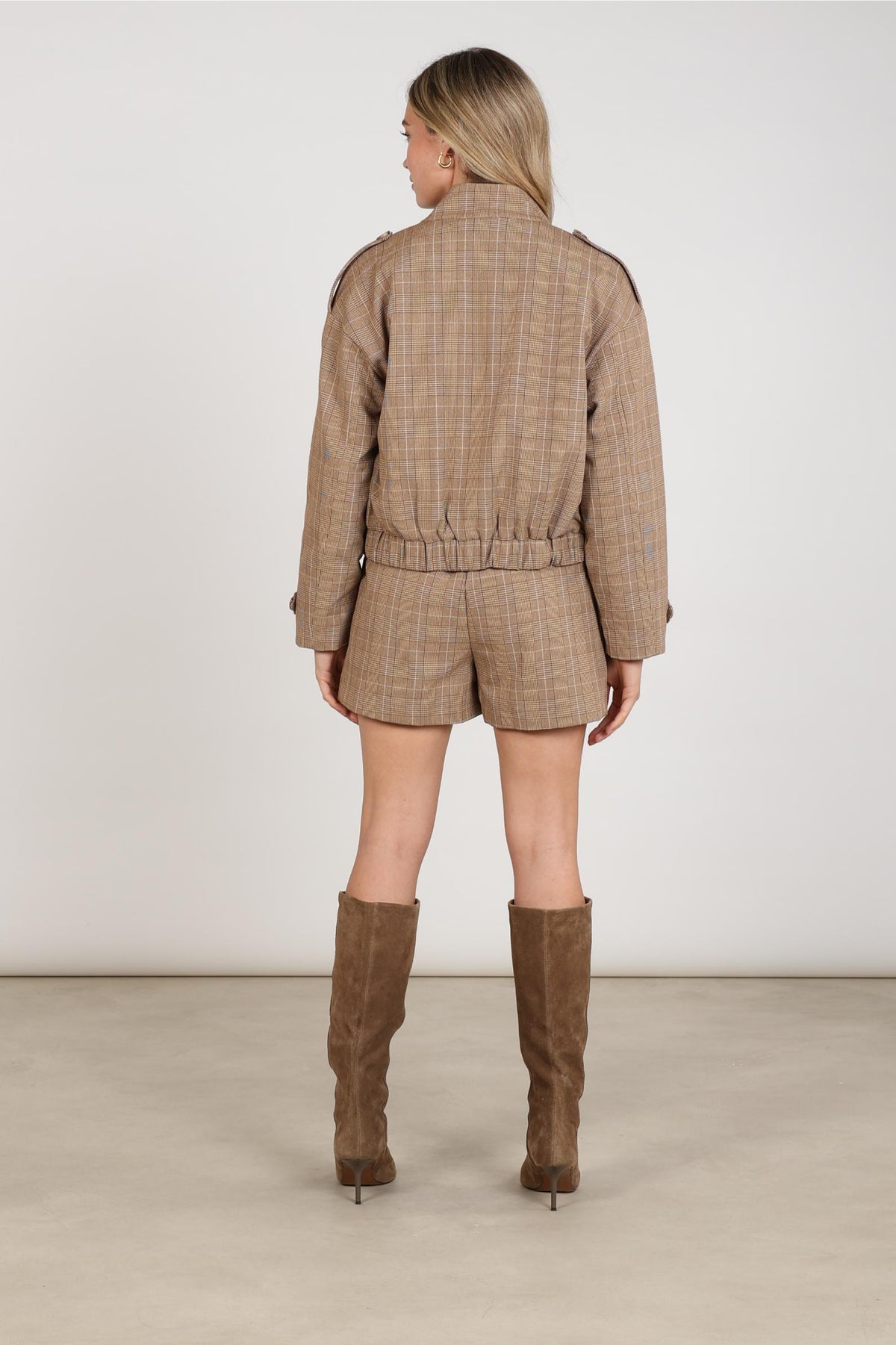 Esmee Shorts Karomuster | Toffee