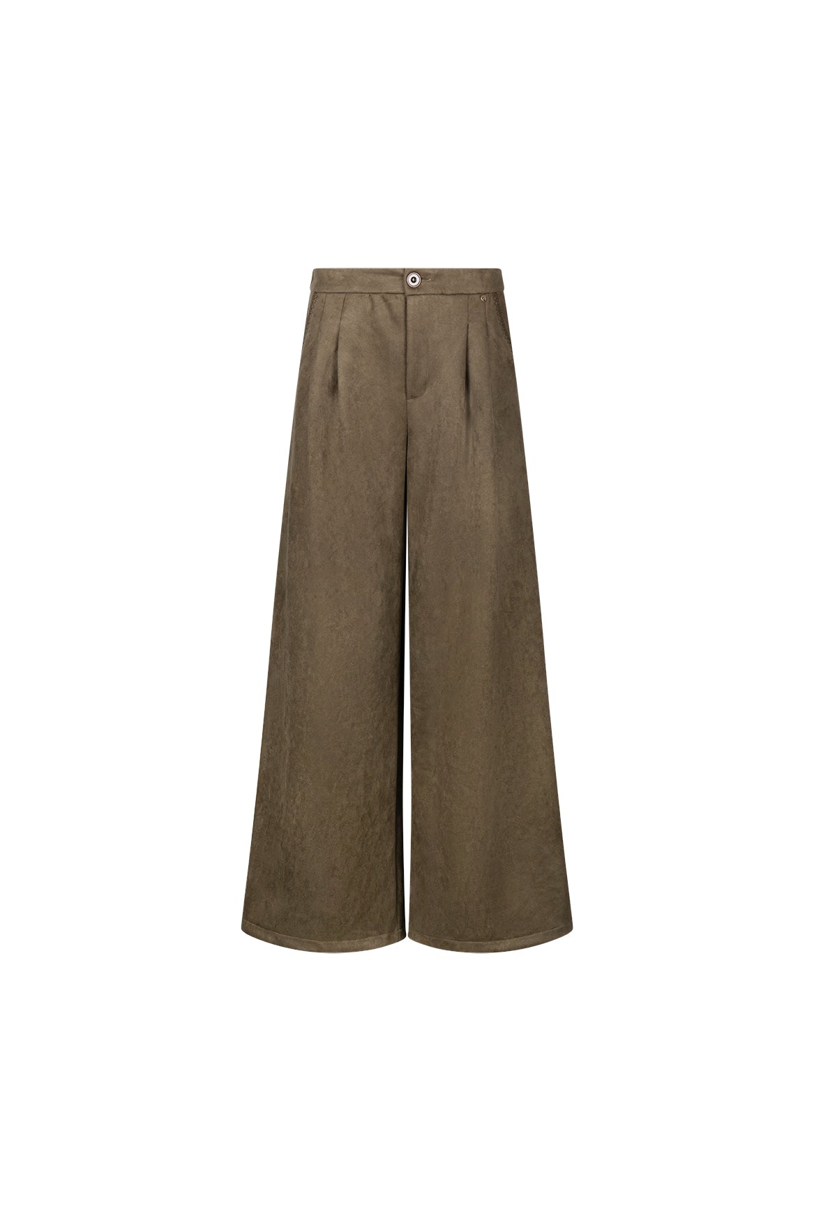 Bodine Pants Suede | Moss