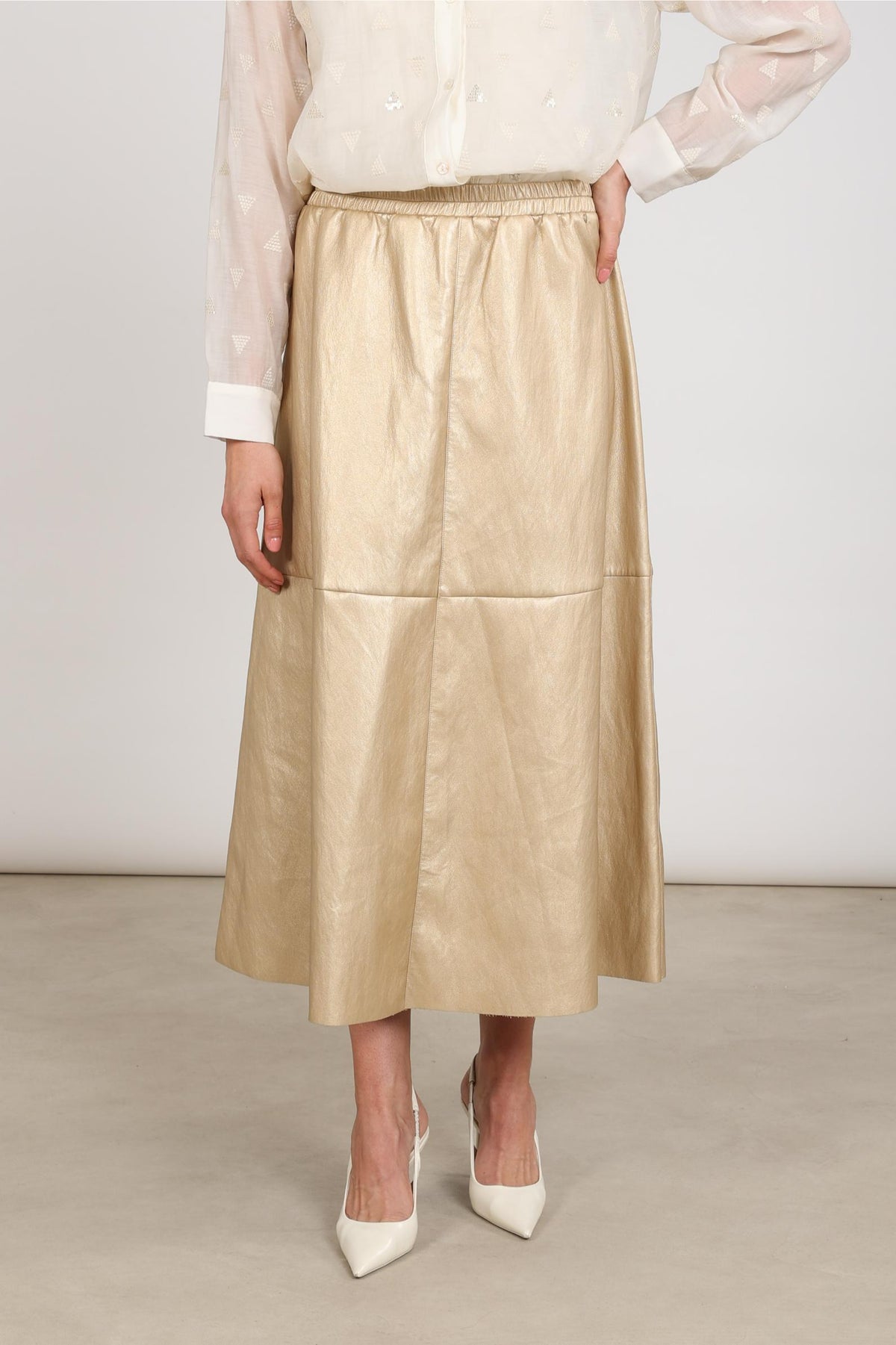 Britney Skirt | Gold