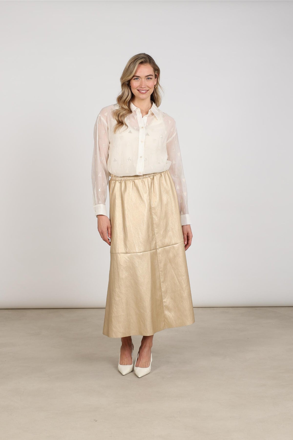 Britney Skirt | Gold