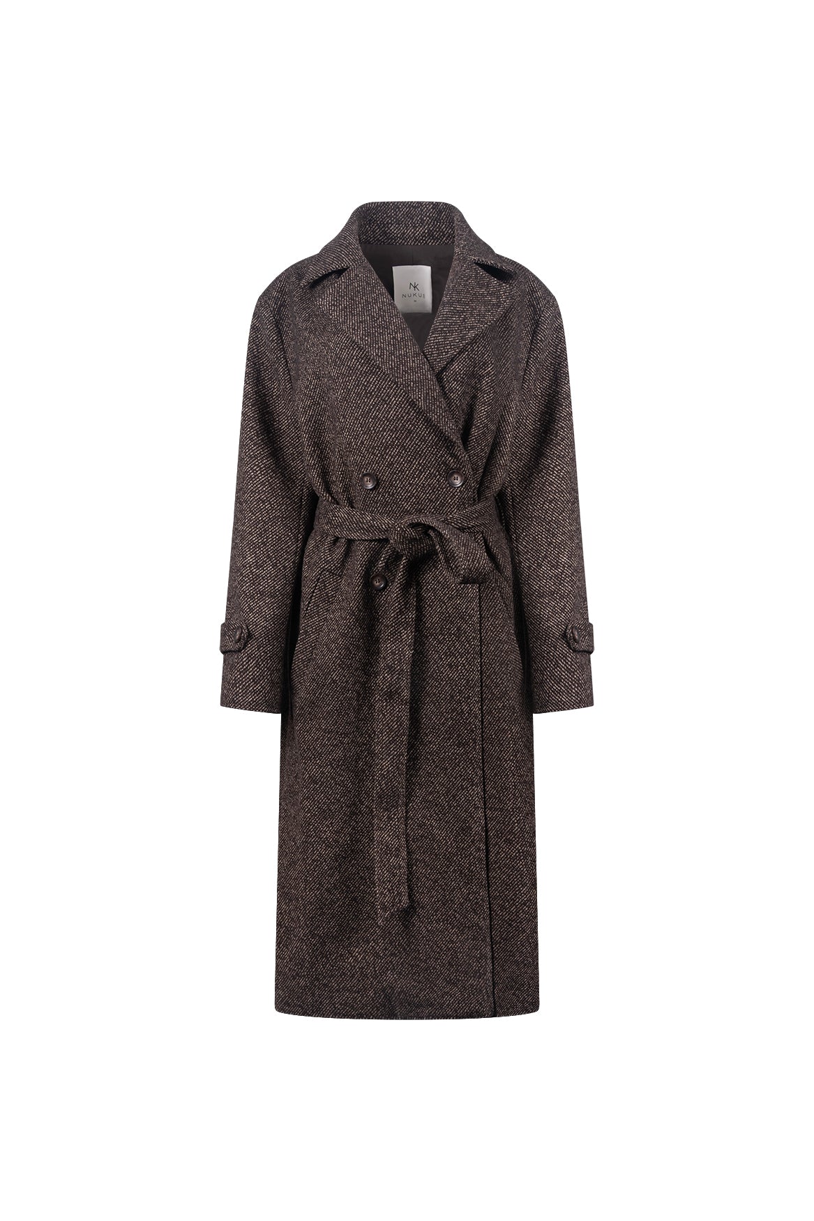 Jade Coat Long | Chocolate