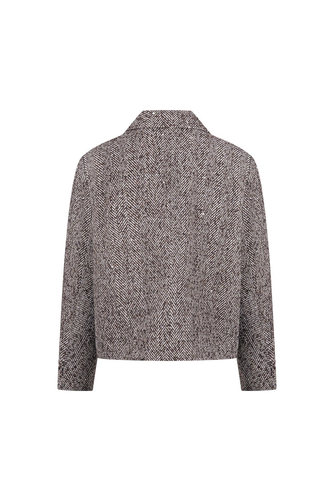 Daphne Jacket Herringbone | Chocolate/Sand