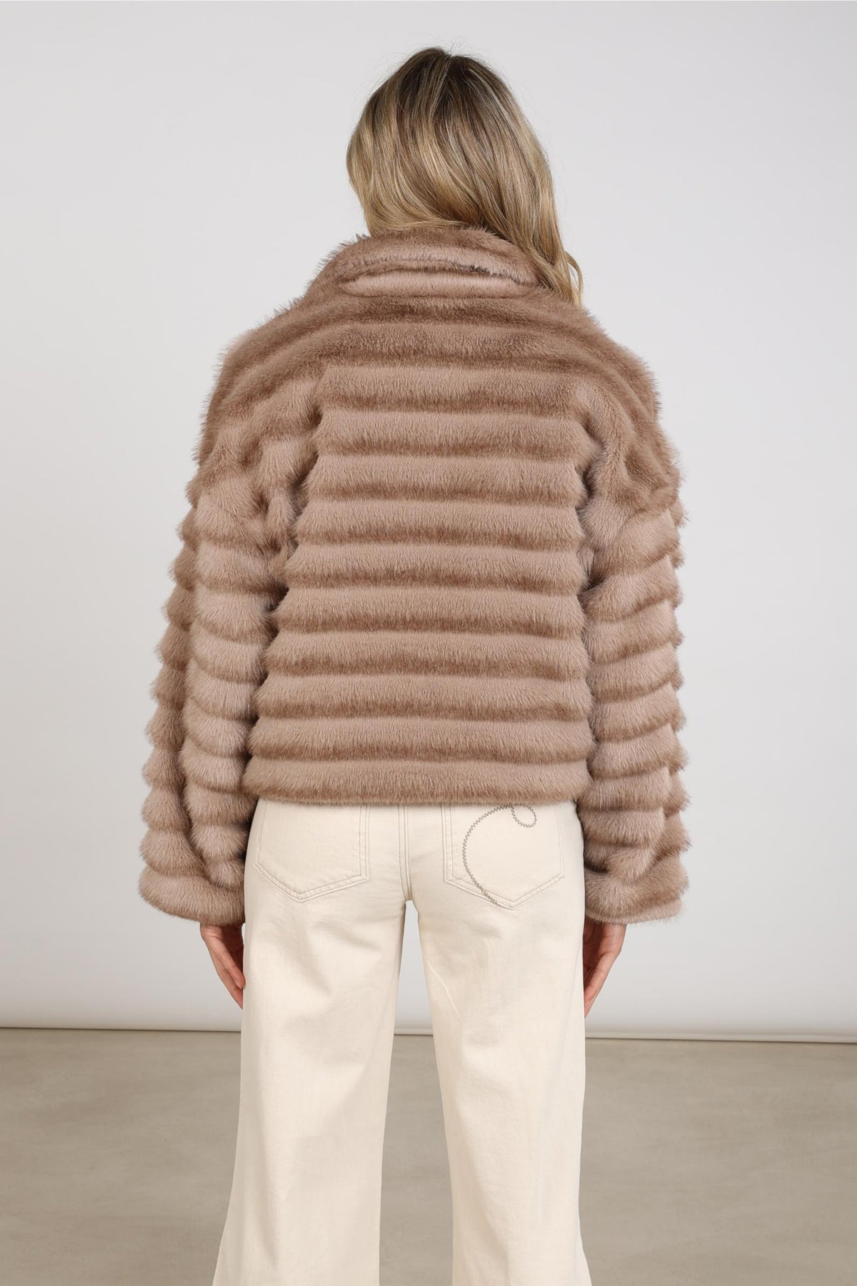 Hilde Jacket Fluffy | Taupe