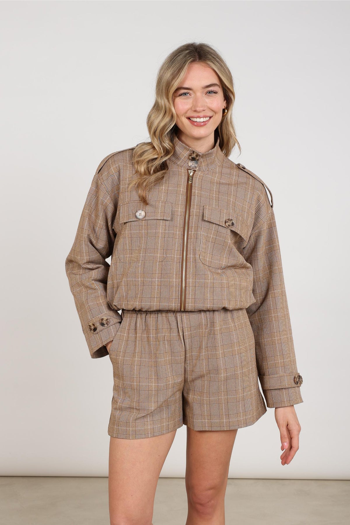 Hope Jacket Check | Toffee