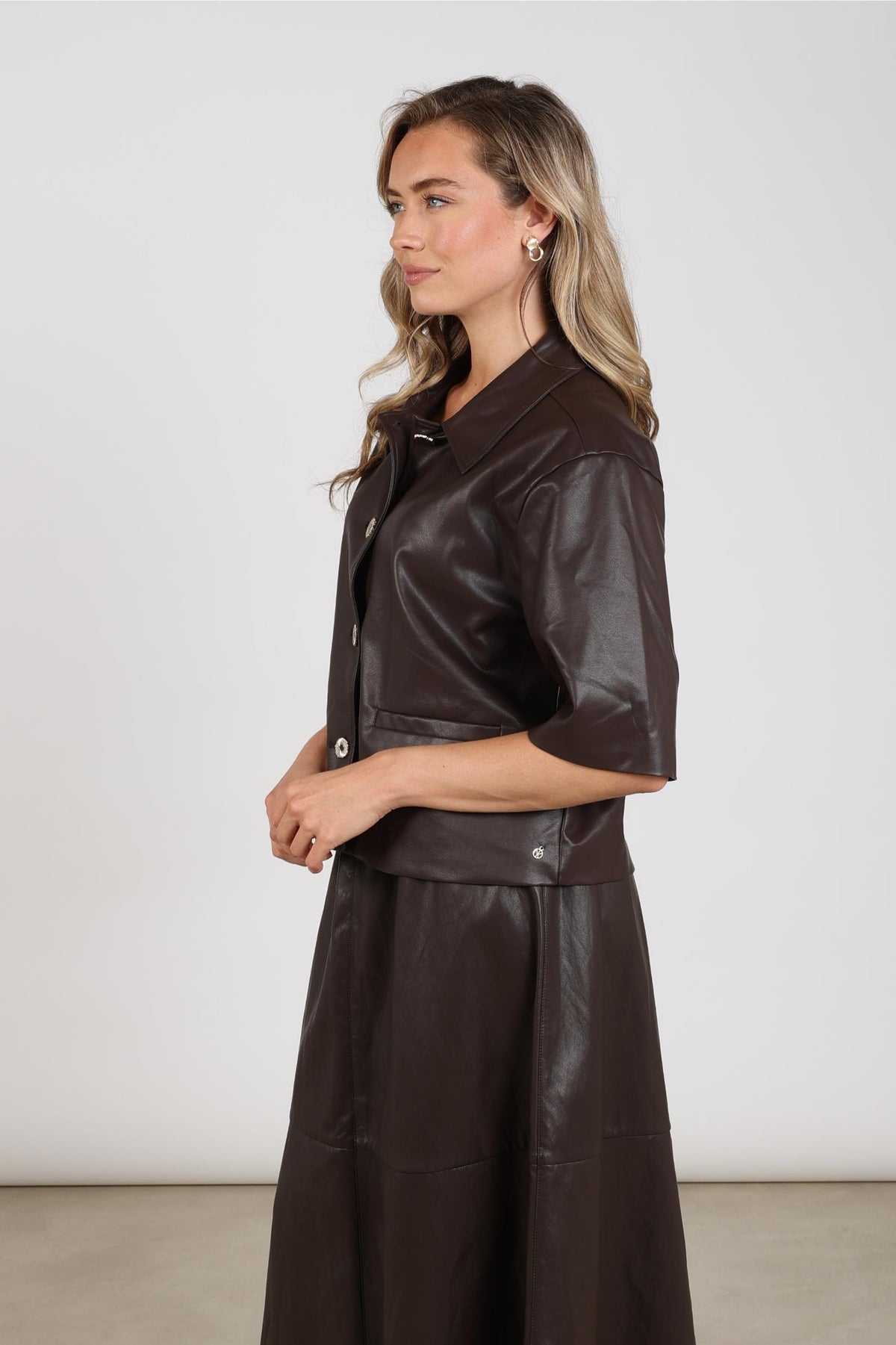 Heidi Jacket PU | Chocolate