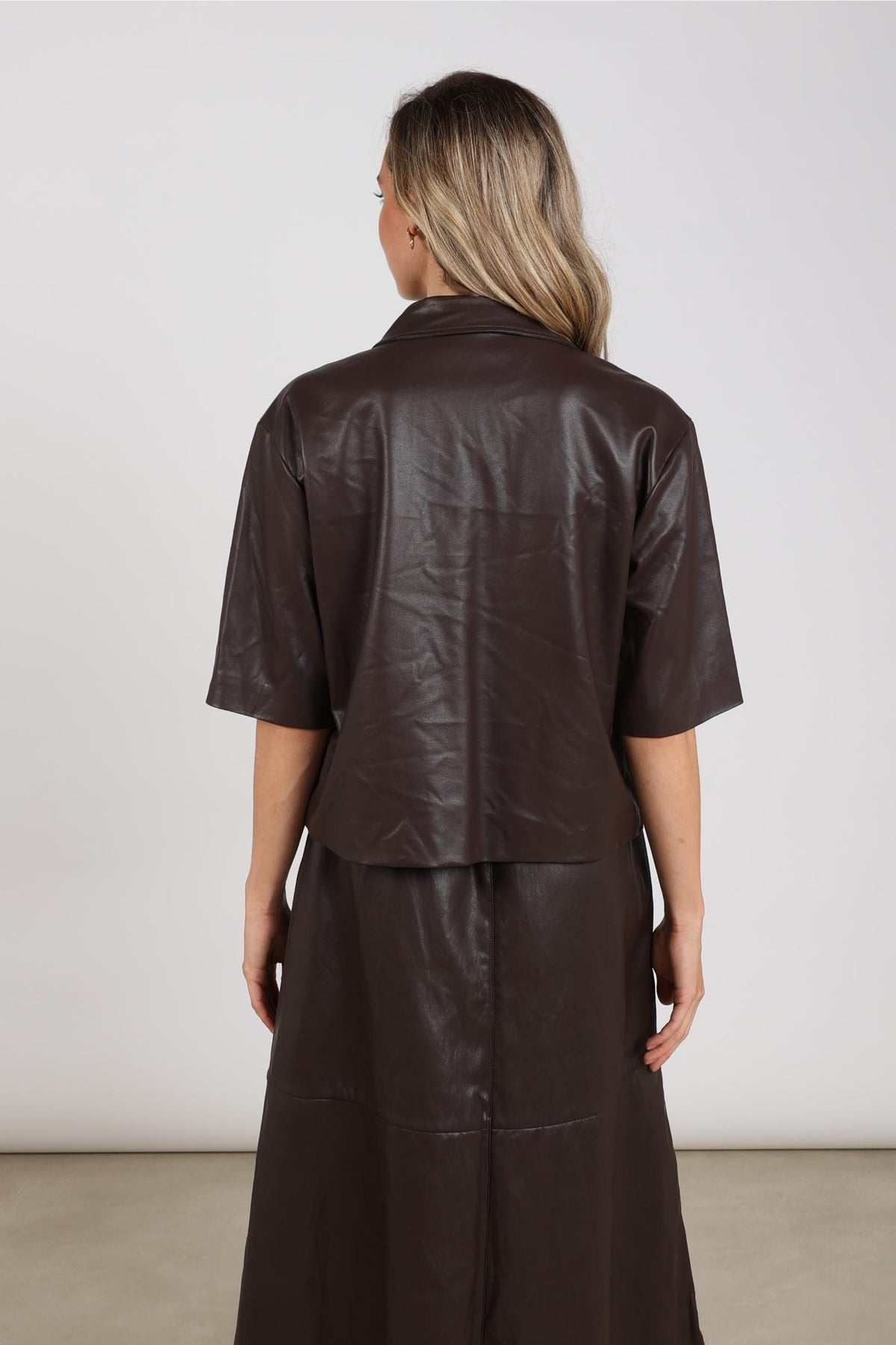 Heidi Jacket PU | Chocolate