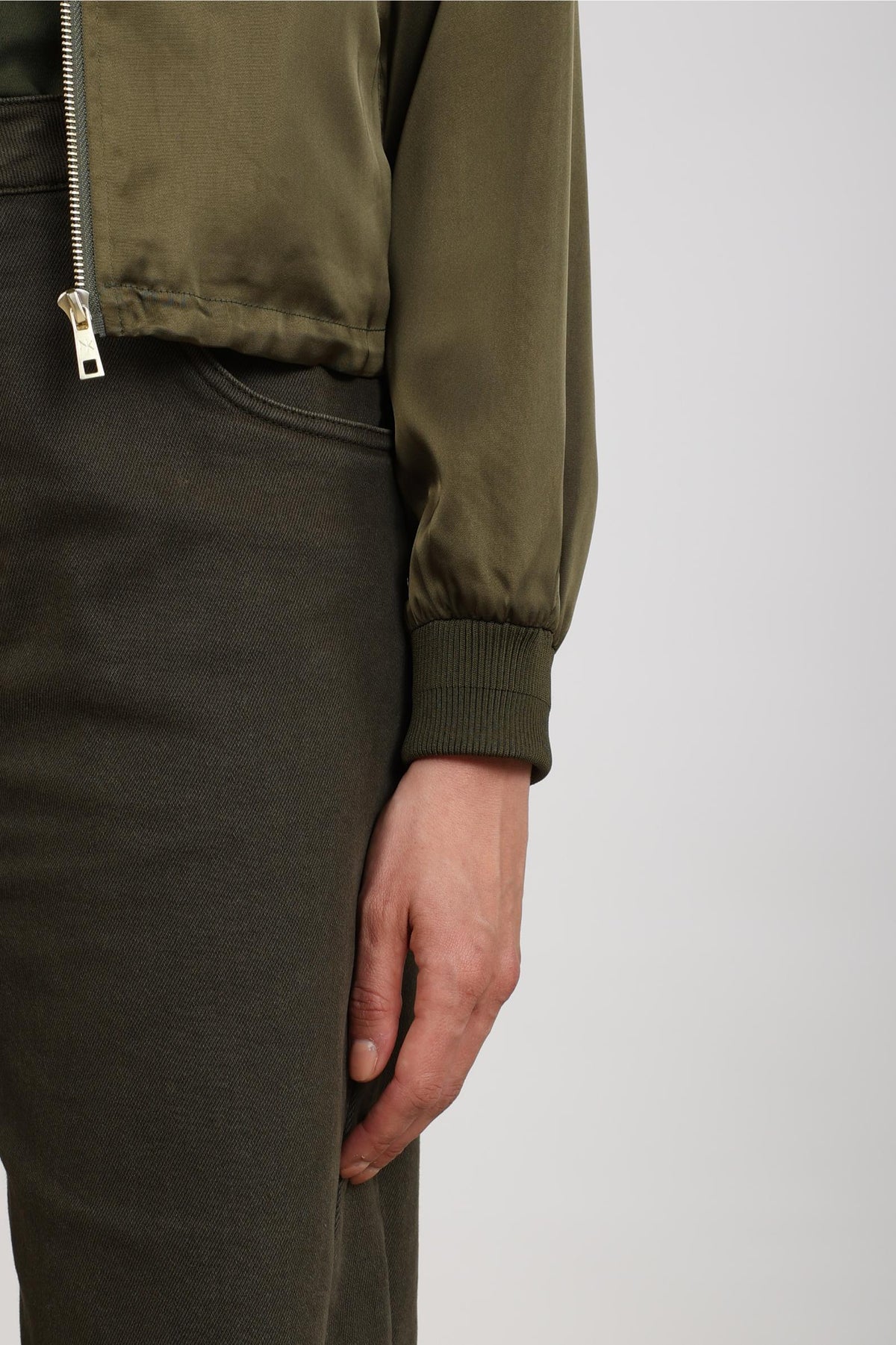 Dena Jacket Shiny | Moss