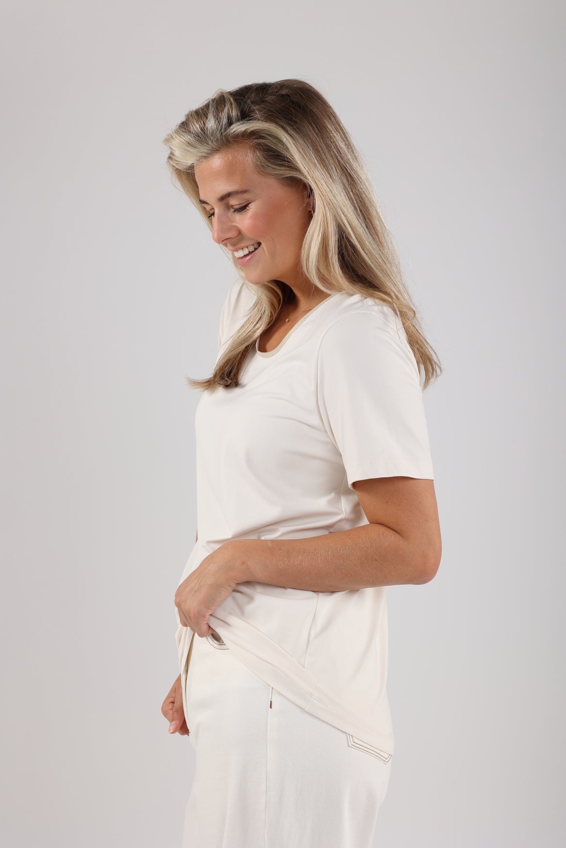 Tirza Top Uni | Off White