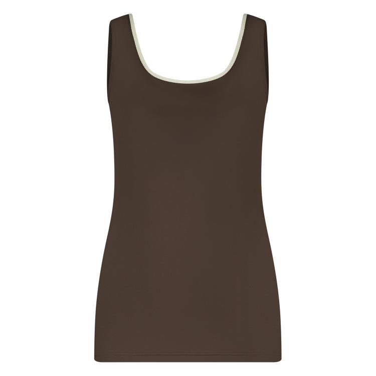 Juba Singlet | Zartbitter/Gold