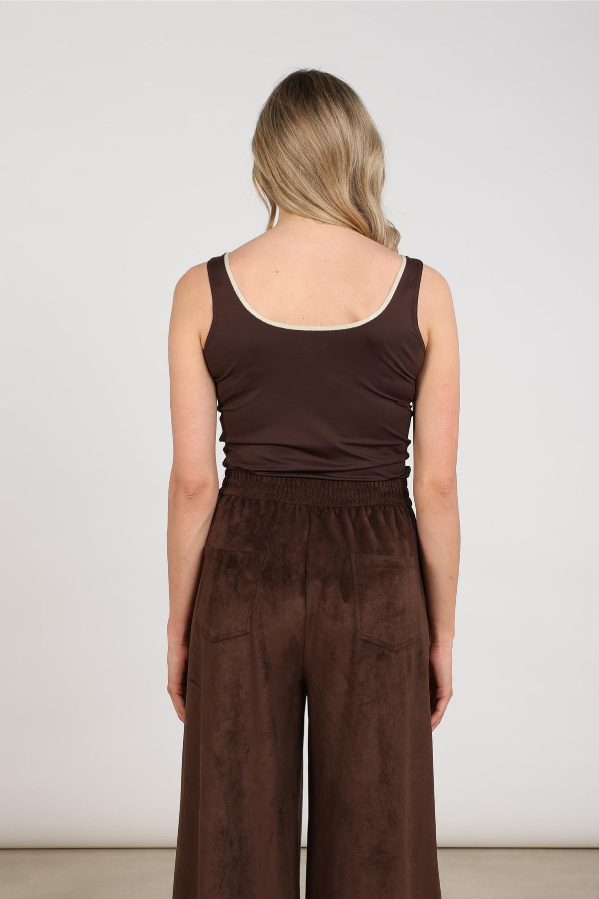 Juba Singlet | Zartbitter/Gold