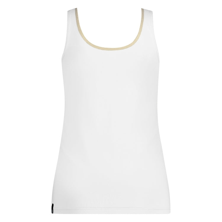 Juba Singlet | Weiß/Gold