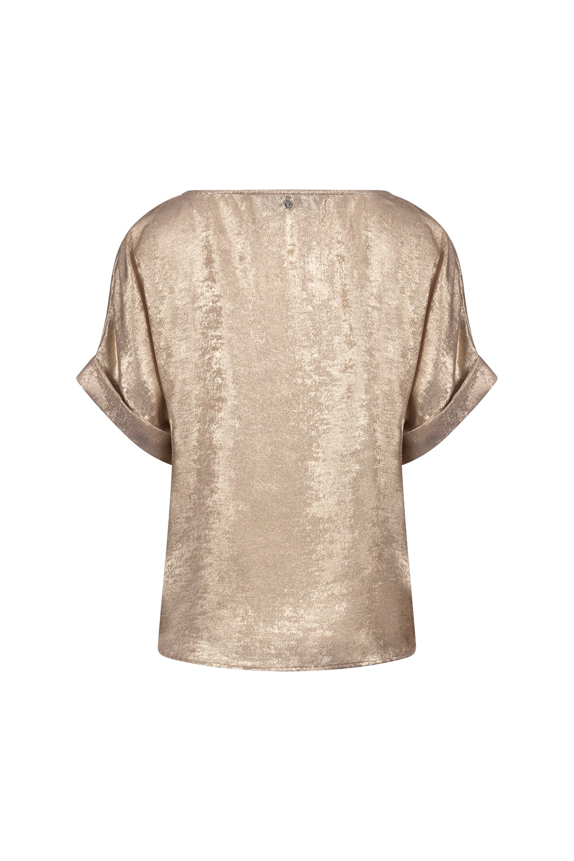 Irene Top Shiny | Gold